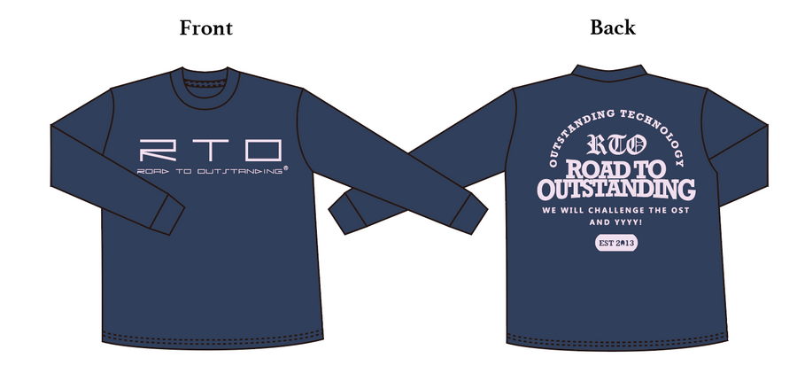 2025 RTO LIMITED RELIVE LONG SLEEVE 【NAVY】