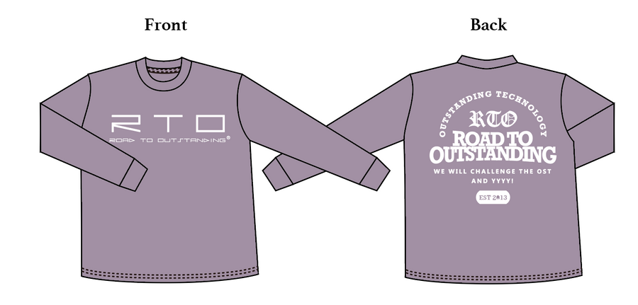 2025 RTO LIMITED RELIVE LONG SLEEVE 【SMOKE PURPLE】