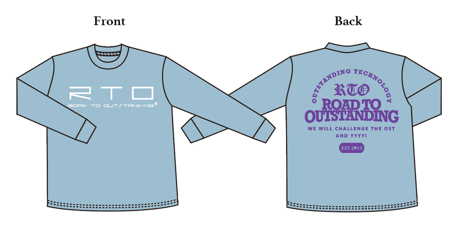 2024 RTO LIMITED RELIVE LONG SLEEVE 【SAXE BLUE】
